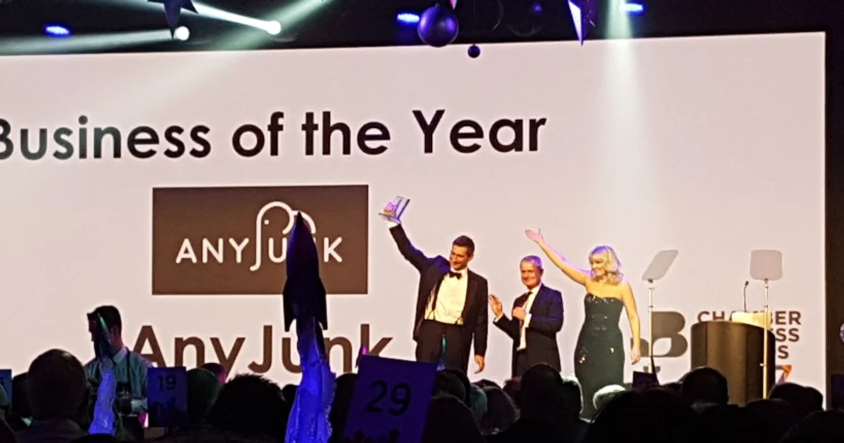 AnyJunk Wins Overall ‘Business of the Year’ at British Chambers of Commerce Awards 2017