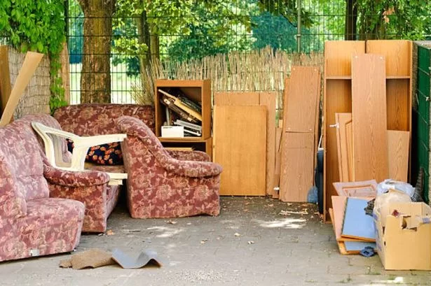 household bulky waste sofas wardrobes chairs outside