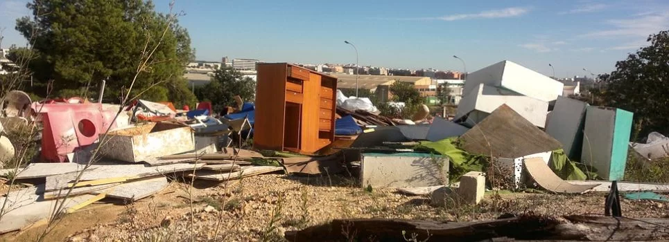 fly tipped rubbish