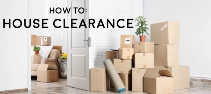 how to do a house clearance full extensive guide picture of moving house boxes clearing room and homes